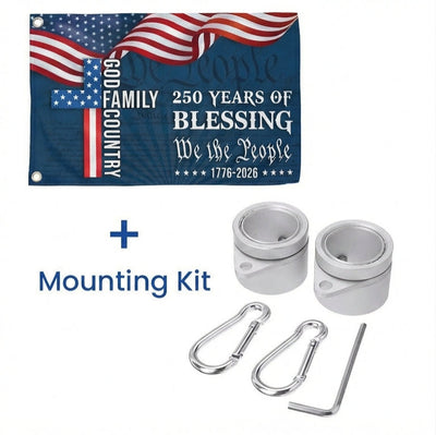 We The People American Flag, 250 Years Blessing 1776 2026 Grommet Flag 3-Day Shipping