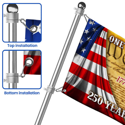 One Nation Under God, 250 Years Of Blessing American Grommet Flag