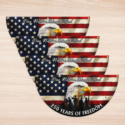 US Veterans 250 Years of Freedom Flag, Semiquincentennial 1776 2026 Fan Flag