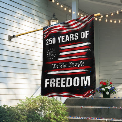 250 Years of Freedom Semiquincentennial Decor, 1776 2026 We The People Patriotic Flag