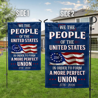 We The People of The United States 250 Years American 1776 2026 Flag
