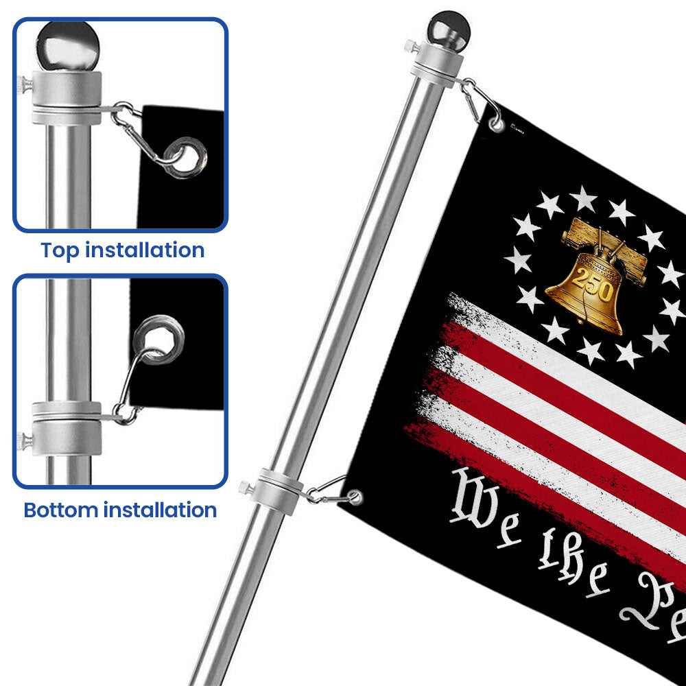 We The People The Original Thirteen 1776 America 250 Years Grommet Flag