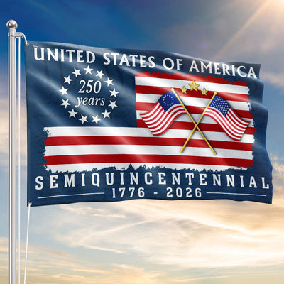 America 250th Anniversary We The People Flag, Betsy Ross 1776 2026 Grommet Flag