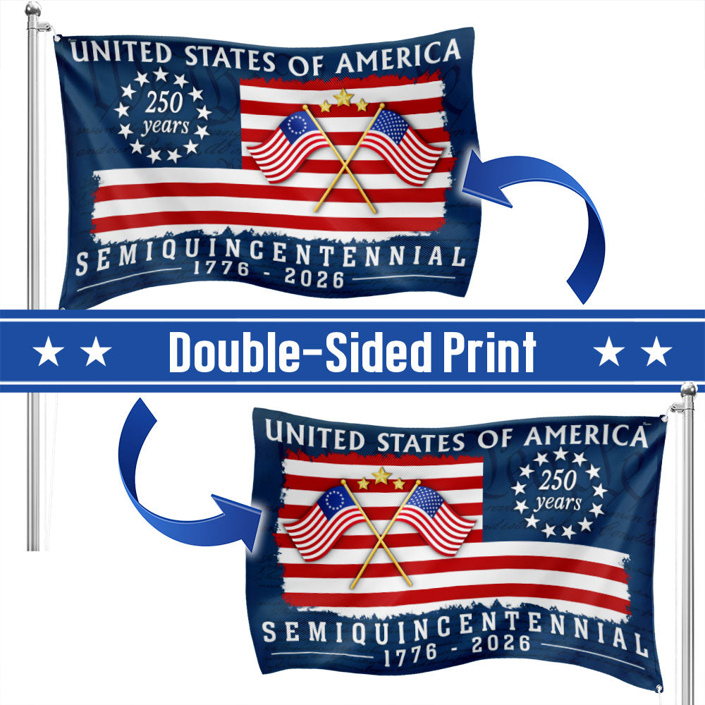 America 250th Anniversary We The People Flag, Betsy Ross 1776 2026 Grommet Flag