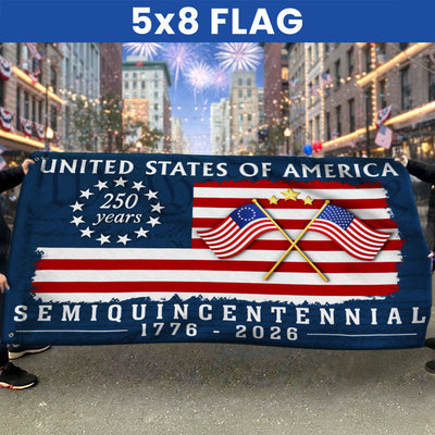 America 250th Anniversary We The People Flag, Betsy Ross 1776 2026 Grommet Flag