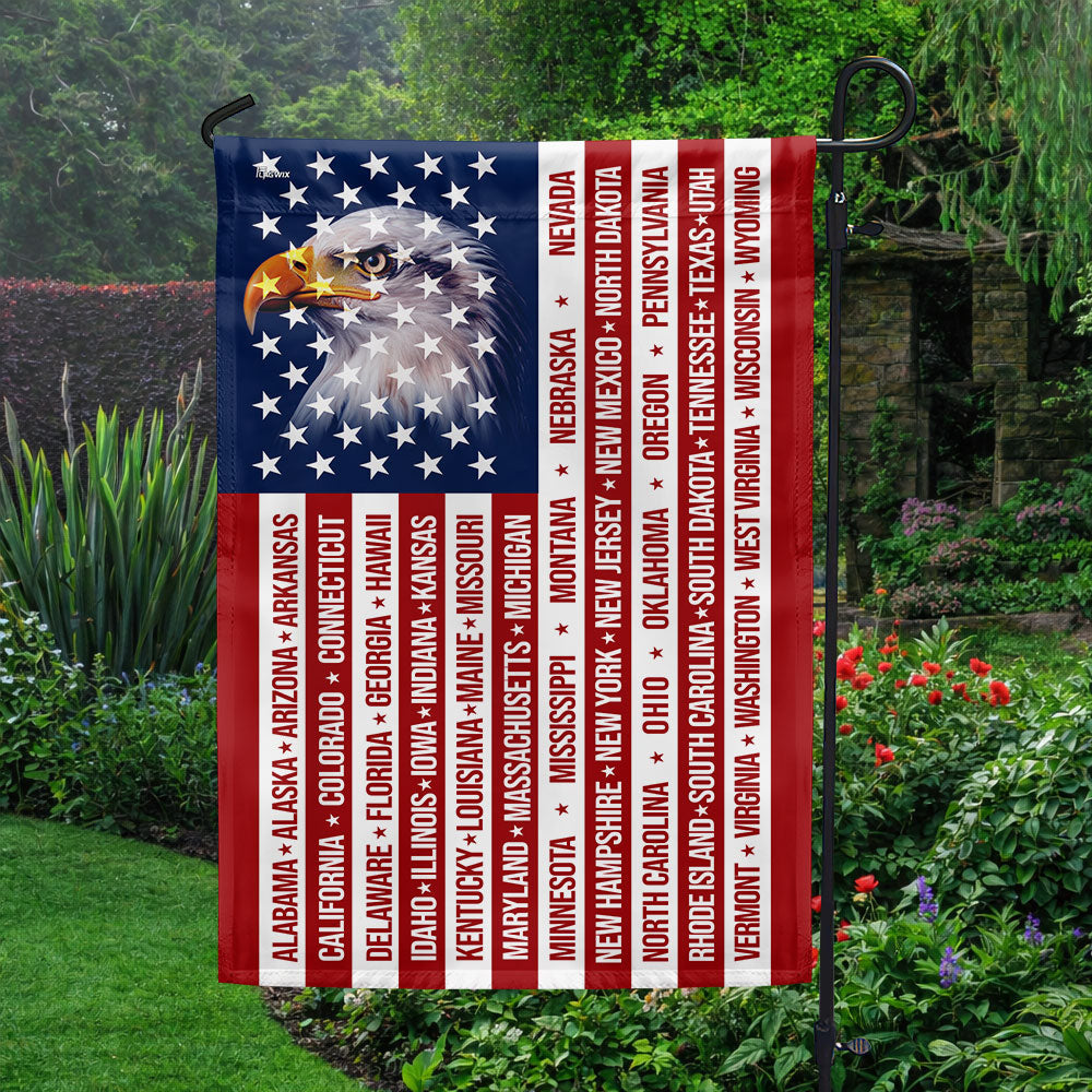 Patriotic American Flag, 50 States of America Flag for 250 Years Decor