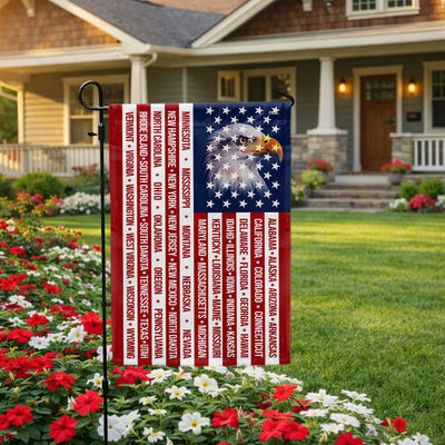 Patriotic American Flag, 50 States of America Flag for 250 Years Decor
