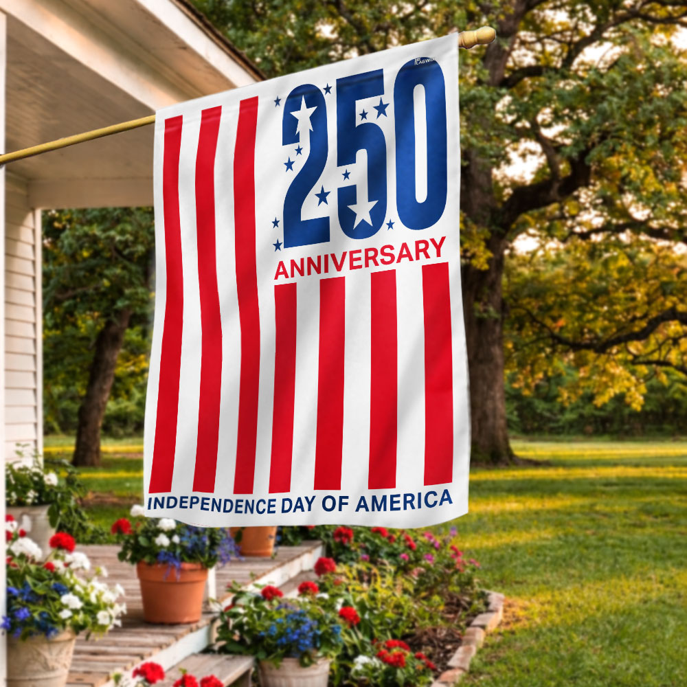250th Anniversary Semiquincentennial Flag, United States 1776 2026 Patriotic Decor