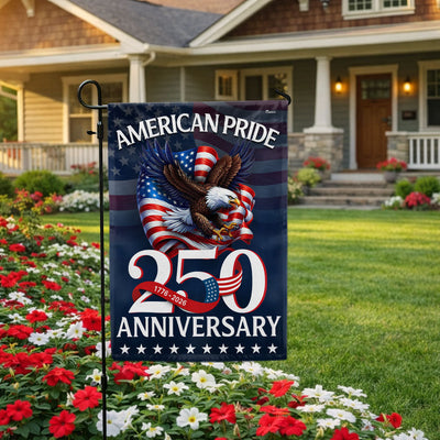 American Pride Flag, Patriotic 250th Anniversary Eagle 1776–2026 Flag Decor