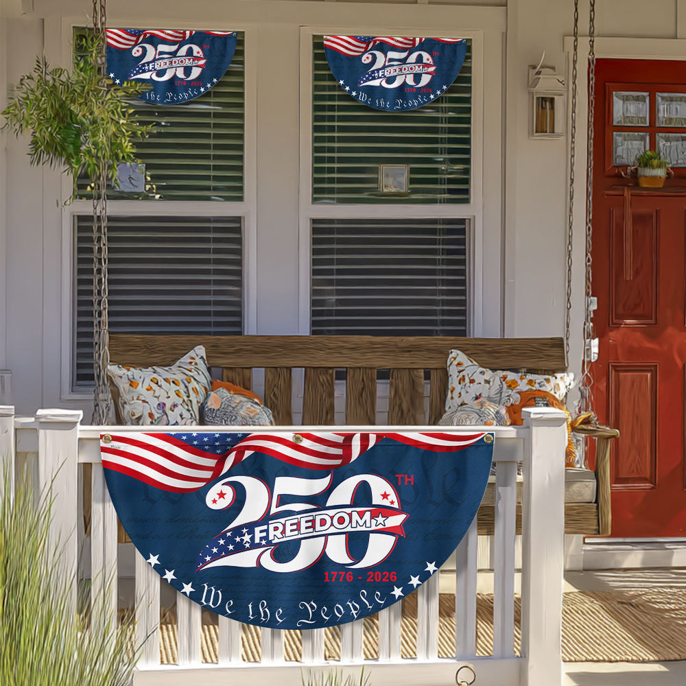 250 Years of America 1776 2026 Flag, 250 Years Semiquincentennial Fan Flag