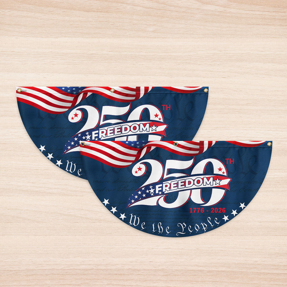 250 Years of America 1776 2026 Flag, 250 Years Semiquincentennial Fan Flag