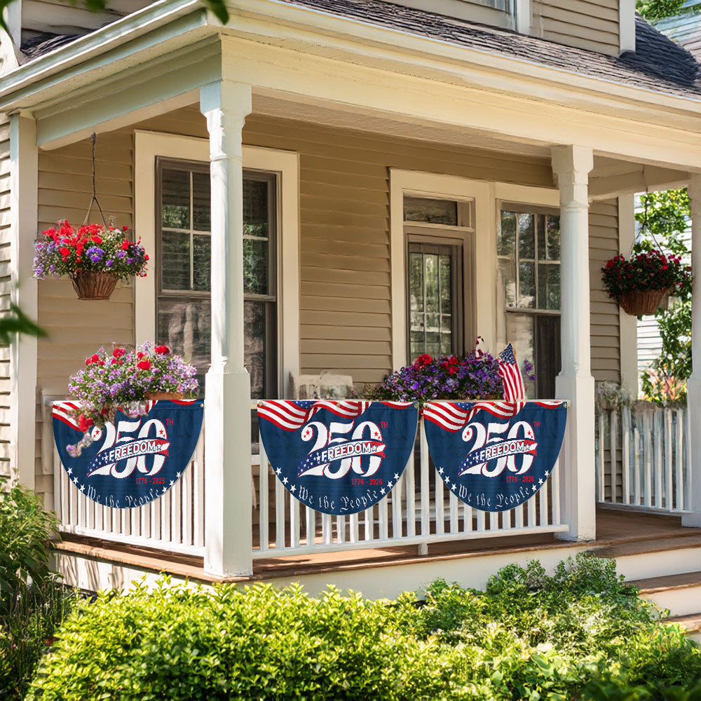 250 Years of America 1776 2026 Flag, 250 Years Semiquincentennial Fan Flag