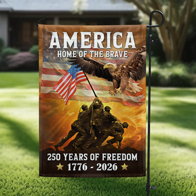 American Flag | 250th Anniversary Double Sided Canvas Flag for Patriotic Holidays 1776-2026