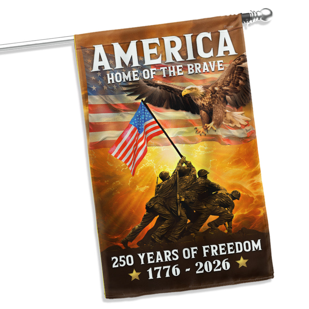 American Flag | 250th Anniversary Double Sided Canvas Flag for Patriotic Holidays 1776-2026