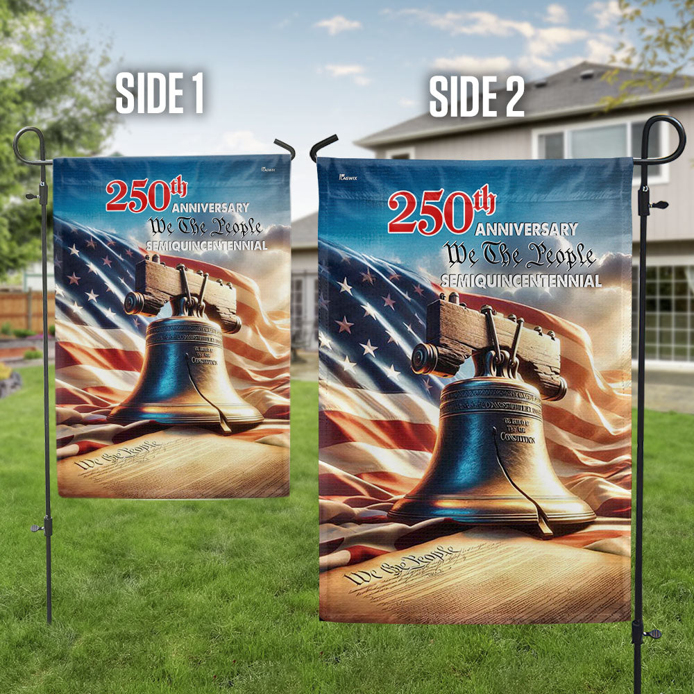 Patriotic 250th Anniversary Flag - American Liberty Bell Flag for Decoration