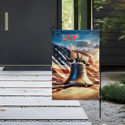 Patriotic 250th Anniversary Flag - American Liberty Bell Flag for Decoration