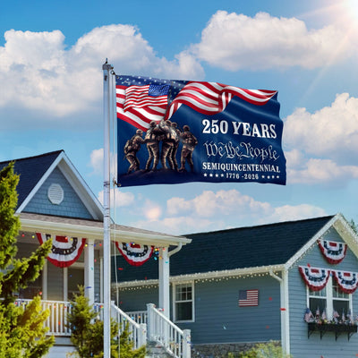 Flagwix American Flag, 250 Years We The People Semiquincentennial Grommet Flag  3-Day Shipping