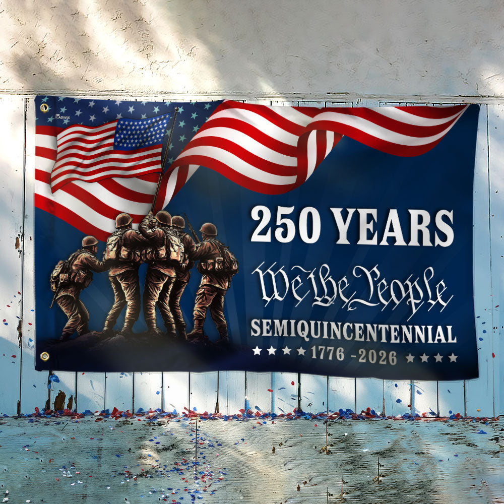 Flagwix American Flag, 250 Years We The People Semiquincentennial Grommet Flag  3-Day Shipping