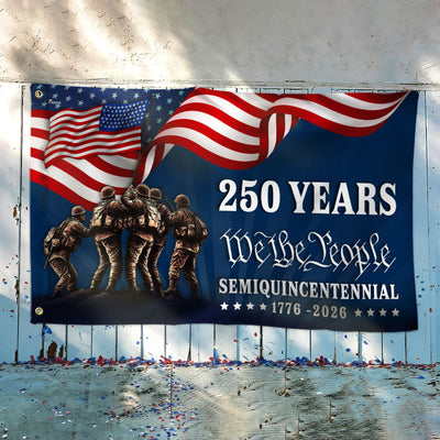 Flagwix American Flag, 250 Years We The People Semiquincentennial Grommet Flag  3-Day Shipping