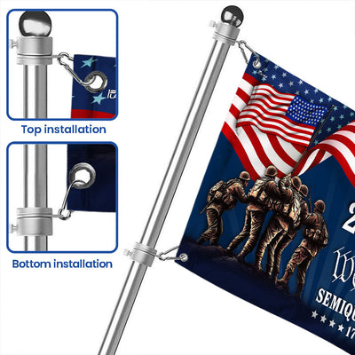 Flagwix American Flag, 250 Years We The People Semiquincentennial Grommet Flag  3-Day Shipping