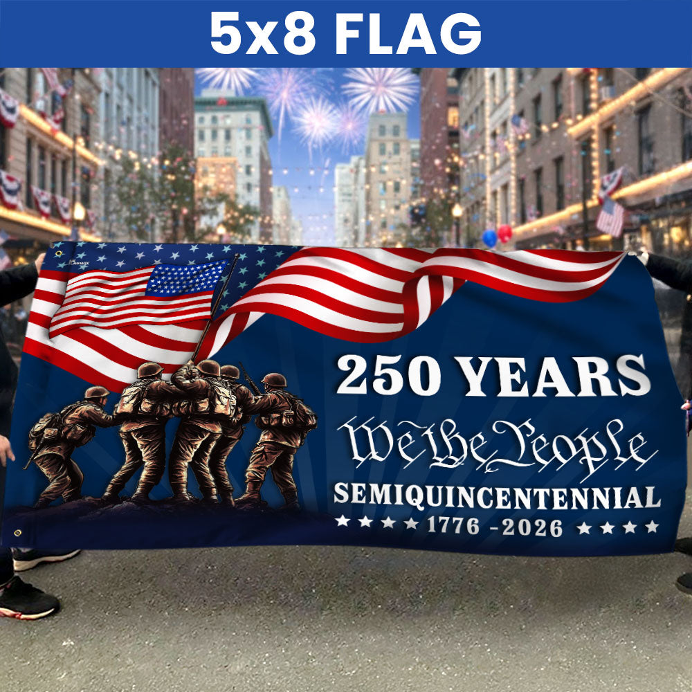 Flagwix American Flag, 250 Years We The People Semiquincentennial Grommet Flag  3-Day Shipping