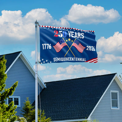 Flagwix American Flag - America 250th Anniversary Semiquincentennial Grommet Flag