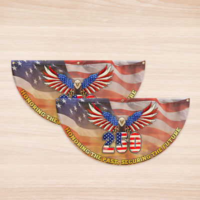 250th Anniversary Flag | Patriotic Bald Eagle for July 4th Fan Flag