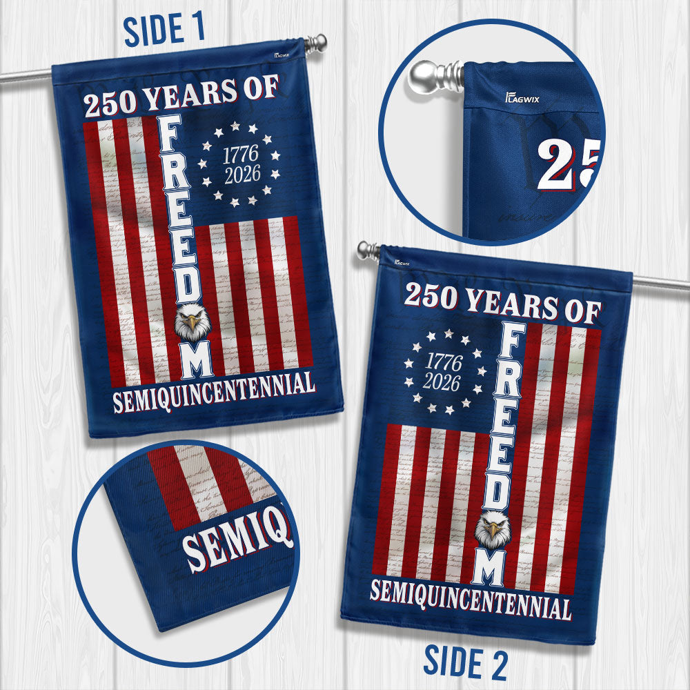 250 Years of Freedom Flag | 1776-2026 Semiquincentennial Decorative Flag