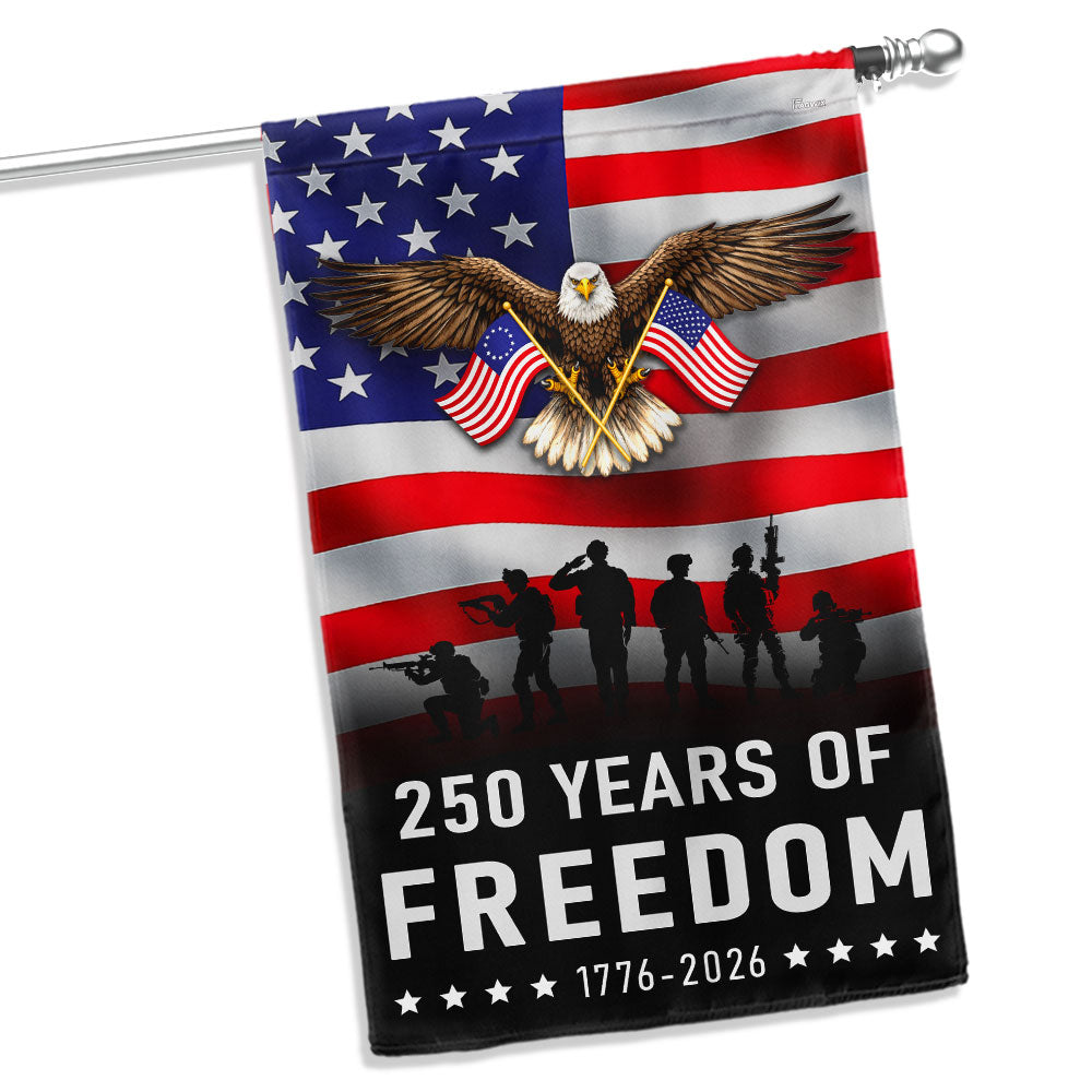Patriotic Eagle Betsy Ross 250 Flag for 250 Years of Freedom Anniversary
