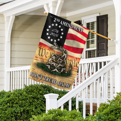 2nd Amendment Flag, 1776 2026 Gadsden Dont Tread On Me US Flag
