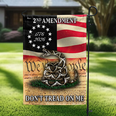 2nd Amendment Flag, 1776 2026 Gadsden Dont Tread On Me US Flag