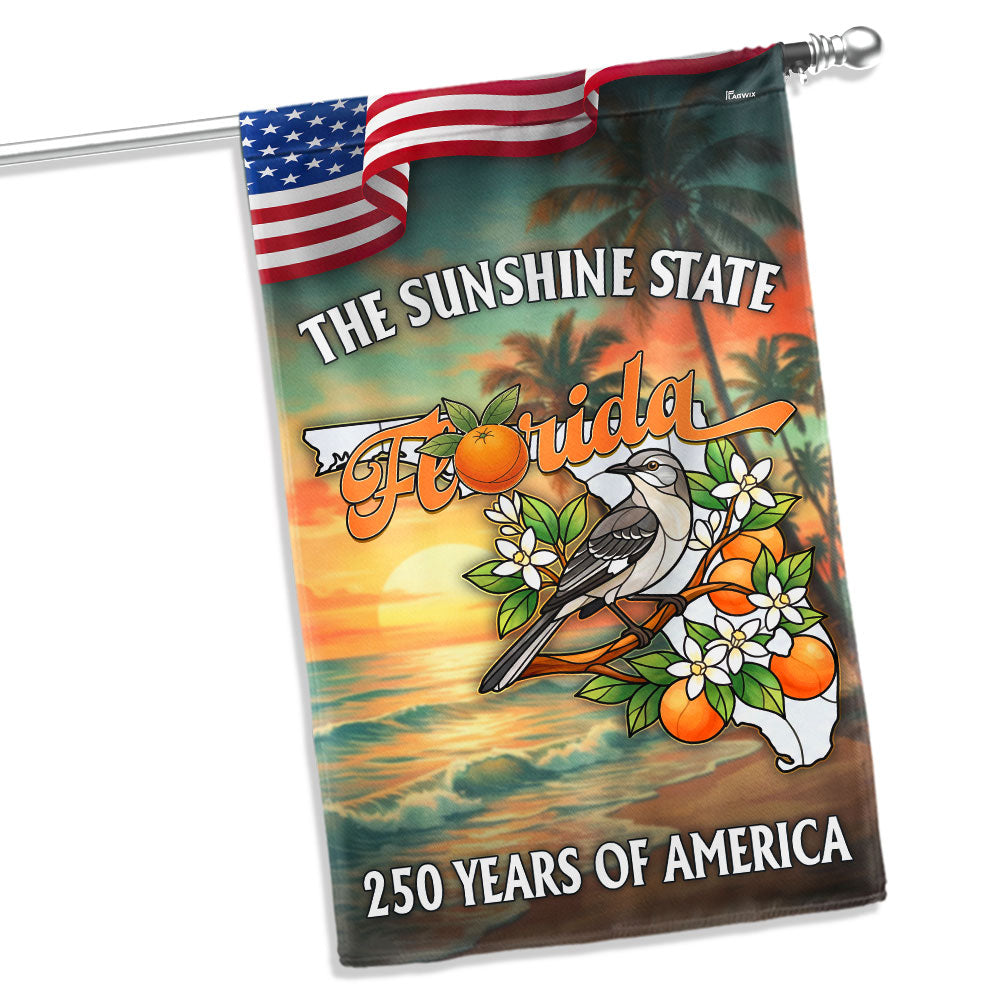 Florida Flag, 250 Years of America The Sunshine State US Flag