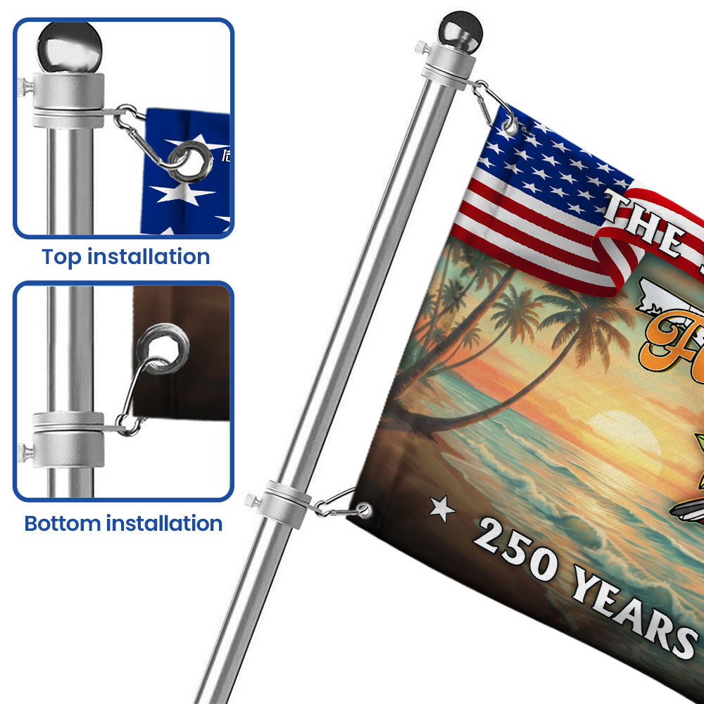 250 Years of America Flag, The Sunshine State Florida Grommet Flag