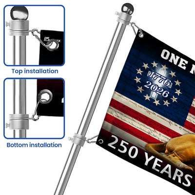 Lion Of Judah Flag, 250 Years of Blessing We The People Grommet Flag