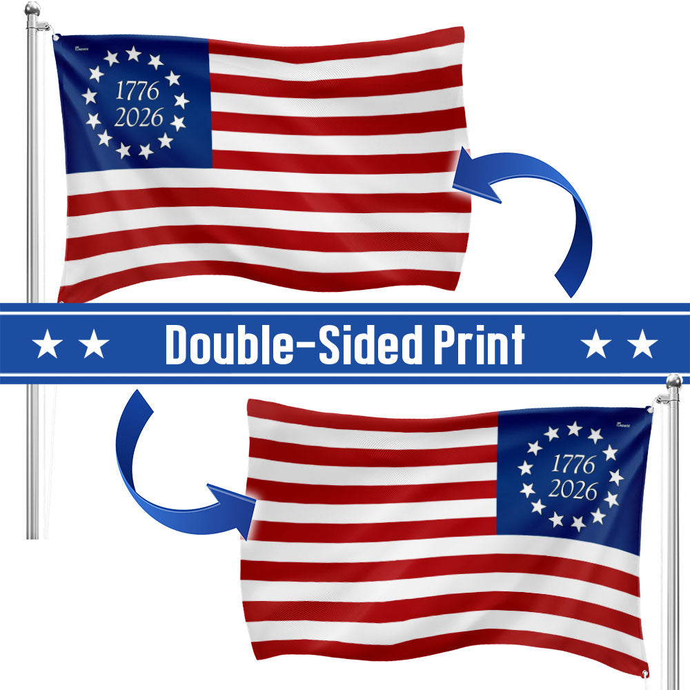FLAGWIX Betsy Ross 1776 2026 American Grommet Flag