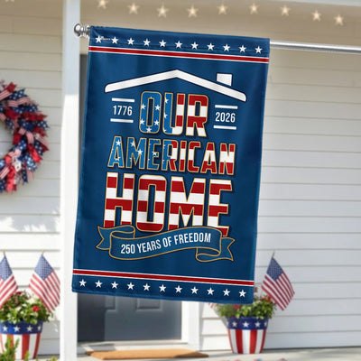 Garden Patriotic Flag, 1776 2026 Our American Home US Flag