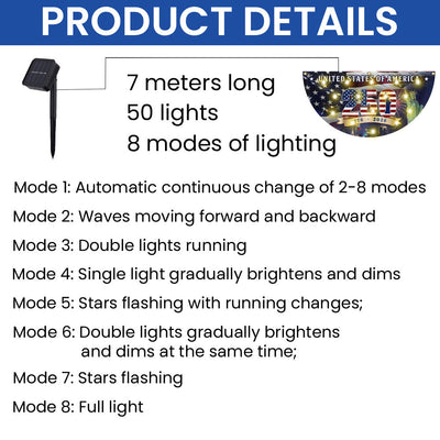 250th Anniversary Flag, 1776 2026 United States of America Solar Led Fan Flag