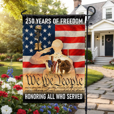 Memorial Day Flag, 250 Years of Freedom Honoring All Who Served US Flag