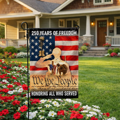 Memorial Day Flag, 250 Years of Freedom Honoring All Who Served US Flag
