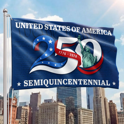 250th Anniversary United States of America Semiquincentennial Liberty Grommet Flag