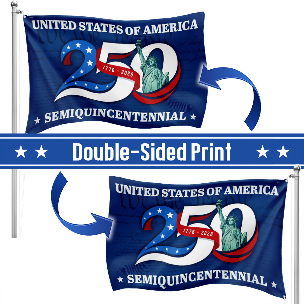 250th Anniversary United States of America Semiquincentennial Liberty Grommet Flag