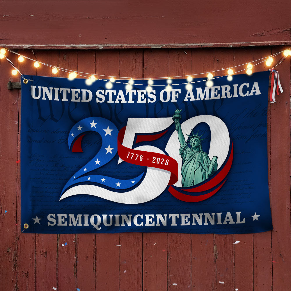 250th Anniversary United States of America Semiquincentennial Liberty Grommet Flag