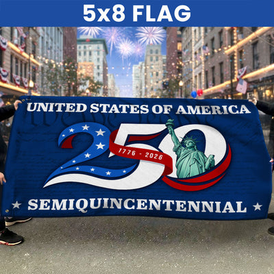 250th Anniversary United States of America Semiquincentennial Liberty Grommet Flag