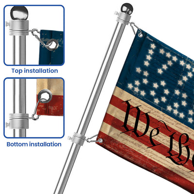 Flagwix We The People Grommet Flag 1776 - 2026 American Flag 250th Anniversary