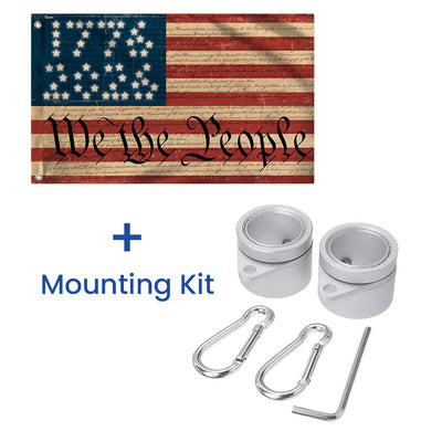 Flagwix We The People Grommet Flag 1776 - 2026 American Flag 250th Anniversary