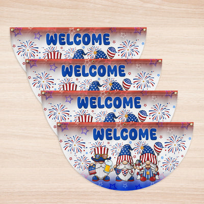 Flagwix American Flag - 4th of july Decoration American Independence Day Non-Pleated Fan Flag
