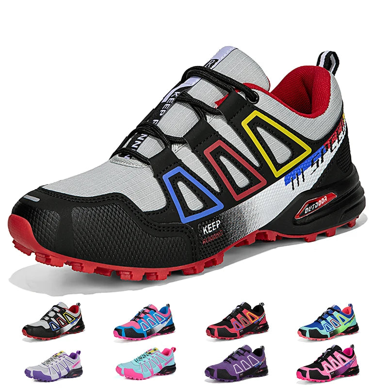 Women's Waterproof Hiking Shoes Outdoor Sports Shoes Women's Walking Travel Sports Shoes Bicycle Sports Shoes Running Sports Sho