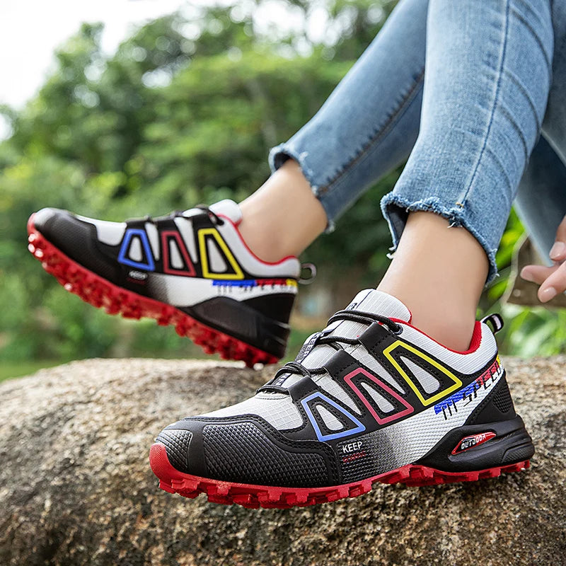 Women's Waterproof Hiking Shoes Outdoor Sports Shoes Women's Walking Travel Sports Shoes Bicycle Sports Shoes Running Sports Sho