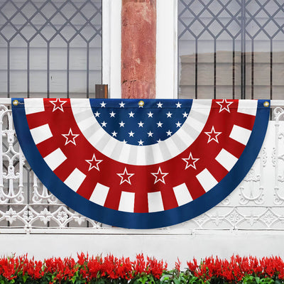 American Flag - Happy 4th Of july Independence Day Non-pleated Fan Flag