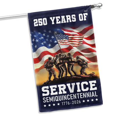 Flagwix American Flag Celebrating 250 Years of Service Veterans Day Semi quincentennial Patriotic Decor